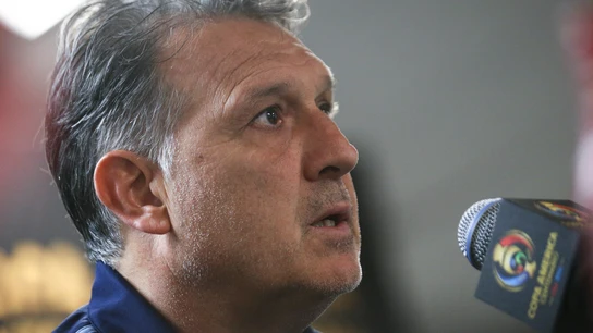 El 'Tata' Martino, en una rueda de prensa El 'Tata' Martino, en una rueda de prensa