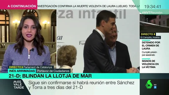 Entrevista a Inés Arrimadas en Más Vale Tarde Entrevista a Inés Arrimadas en Más Vale Tarde