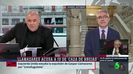 Antonio García Ferreras y Gaspar Llamazares Antonio García Ferreras y Gaspar Llamazares