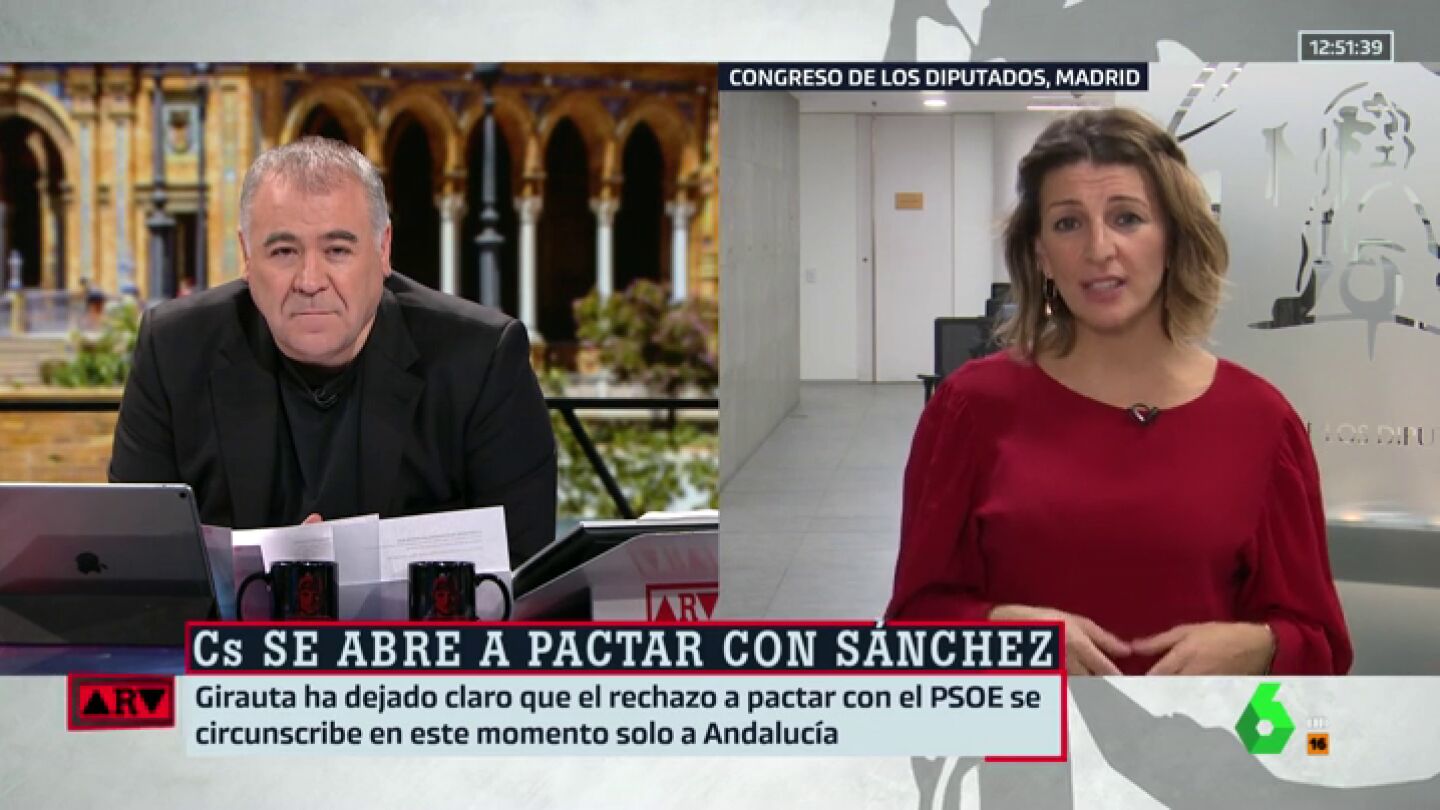 Antonio Garc&iacute;a Ferreras y Yolanda D&iacute;az