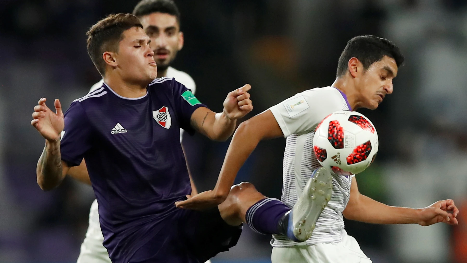 Momento del partido entre River Plate y Al Ain