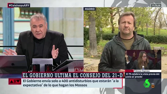 Rendueles, del Consejo de Ministros del 21D: "A los analistas de la Policía les preocupa que la falta de autoridad en el poder catalán produzca problemas en las calles" Rendueles, del Consejo de Ministros del 21D: "A los analistas de la Policía les preocupa que la falta de autoridad en el poder catalán produzca problemas en las calles"