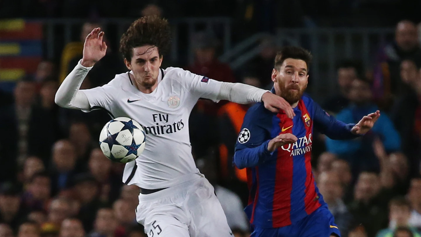 Adrien Rabiot, durante un partido contra el Barcelona Adrien Rabiot, durante un partido contra el Barcelona