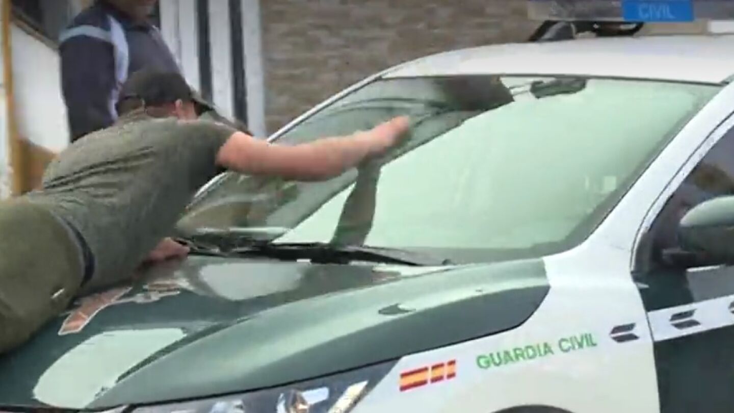 La imagen de la indignaci&oacute;n en El Campillo contra Bernardo Montoya