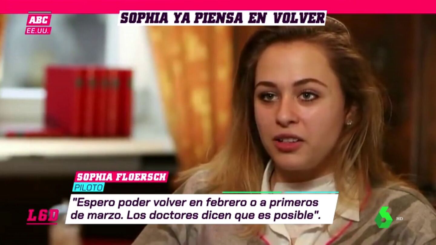 Sophia Floersch pone fecha a su regreso tras su espeluznante accidente: "Quiero conducir un F&oacute;rmula 1"