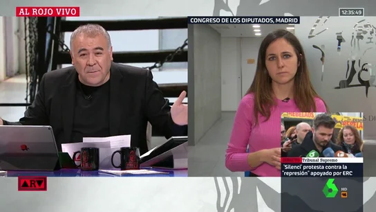 Antonio García Ferreras e Ione Belarra Antonio García Ferreras e Ione Belarra