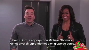 Jimmy Fallon y Michelle Obama