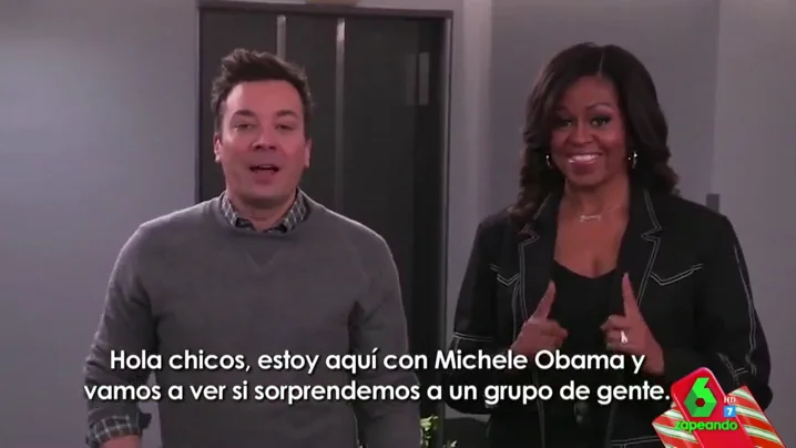 Jimmy Fallon y Michelle Obama