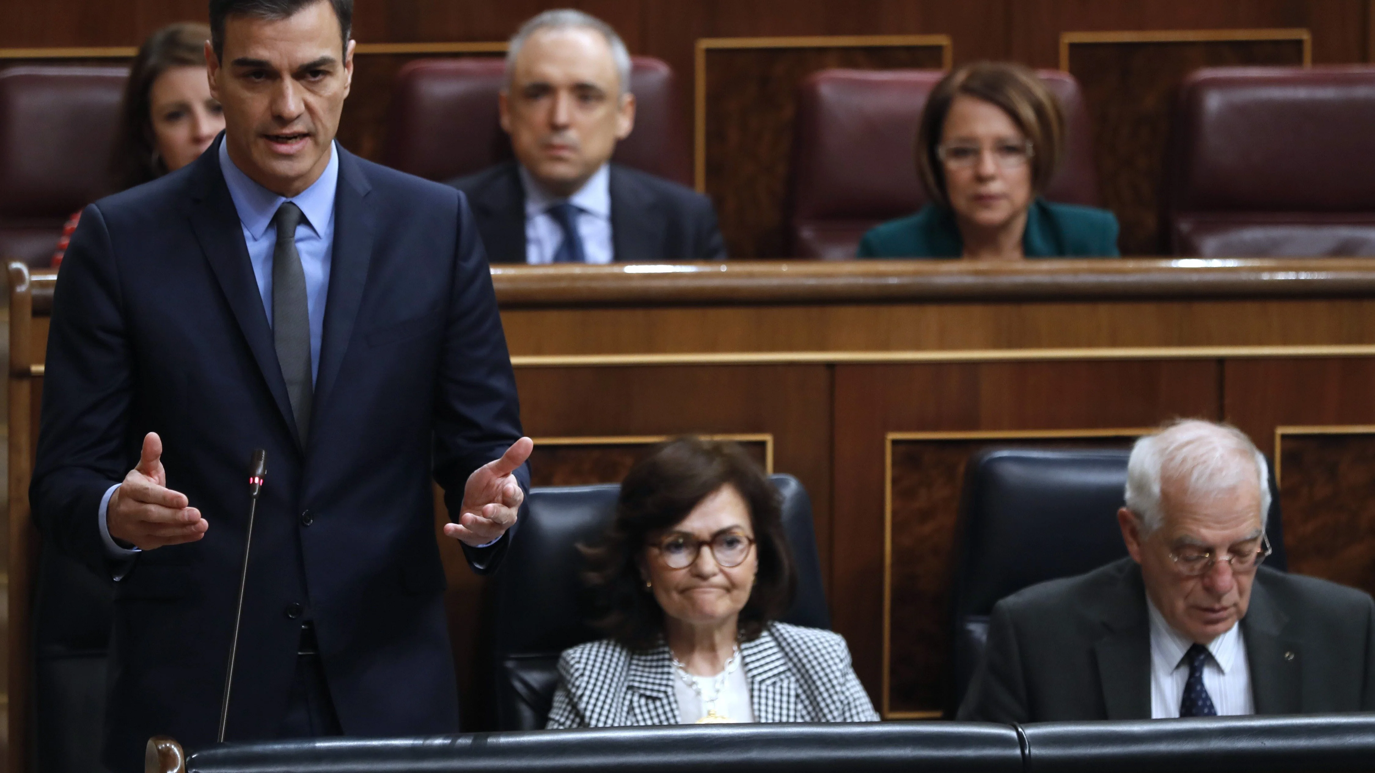 El presidente del Gobierno, Pedro Sánchez