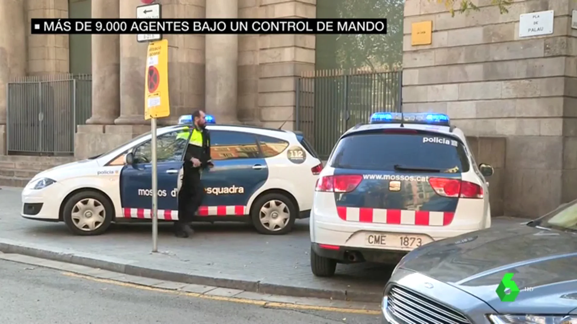 El dispositivo de seguridad para el Consejo de Ministros en Barcelona