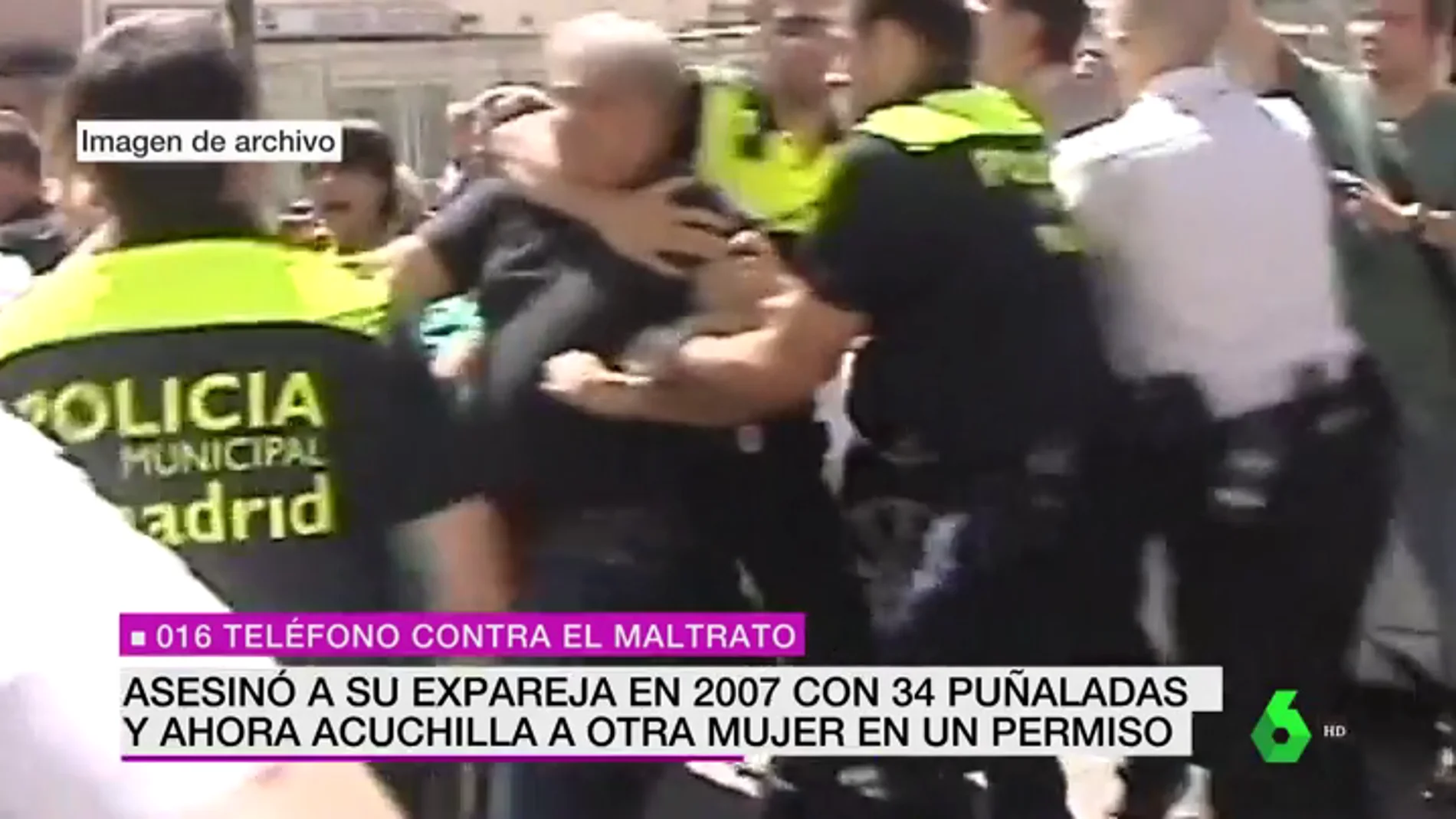 Detienen en Madrid a un condenado por matar a una mujer tras apuñalar a otra durante un permiso penitenciario