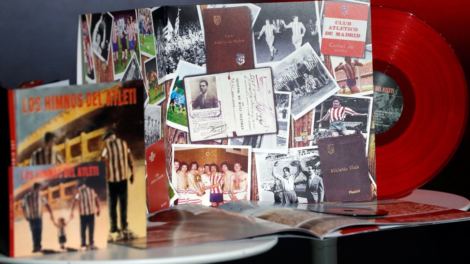 Los once himnos de Atl&eacute;tico de Madrid, reunidos en un disco por 'Los 50'