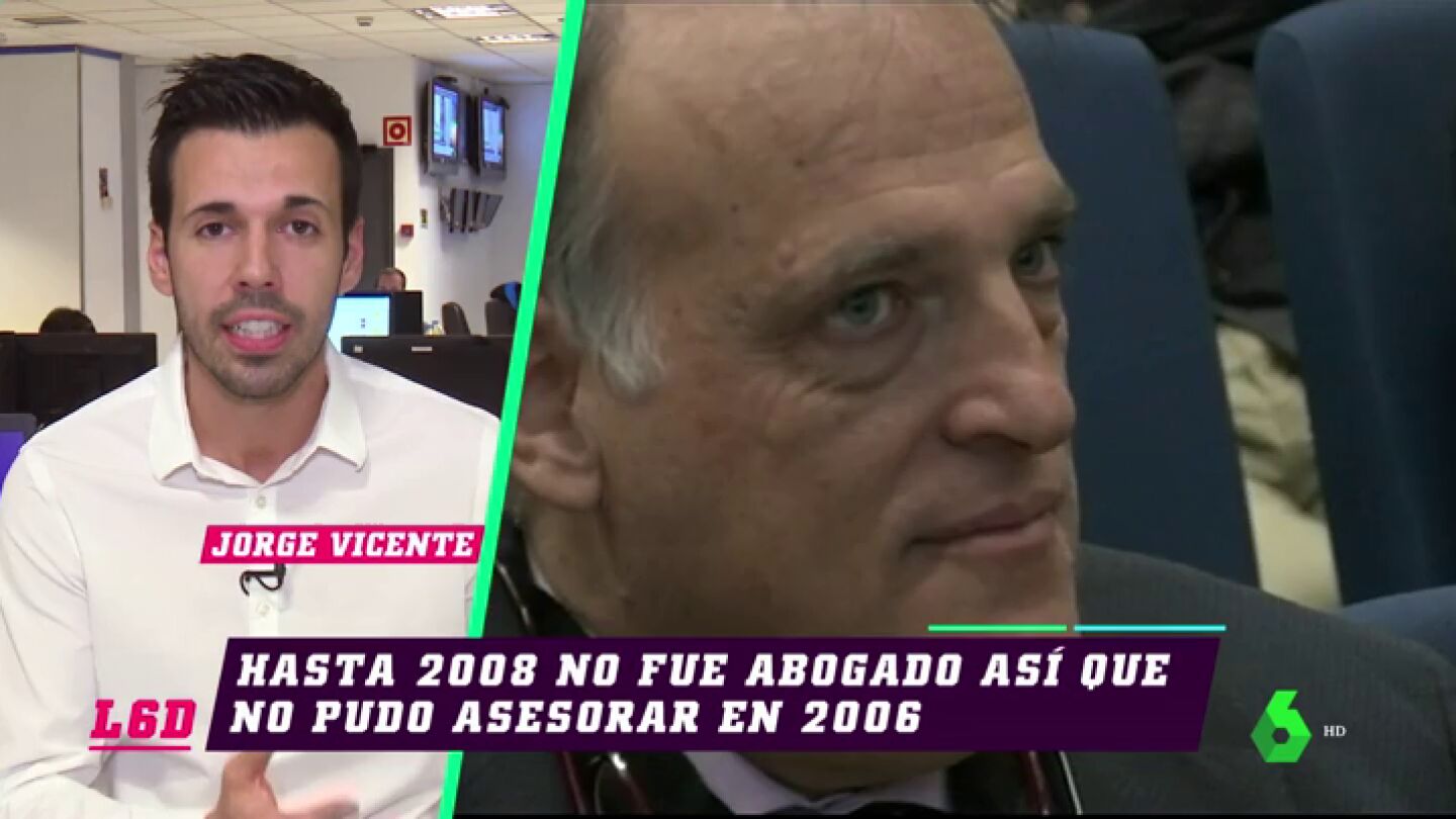 Javier Tebas se muestra tranquilo ante la imputaci&oacute;n de un juez por alzamiento de bienes