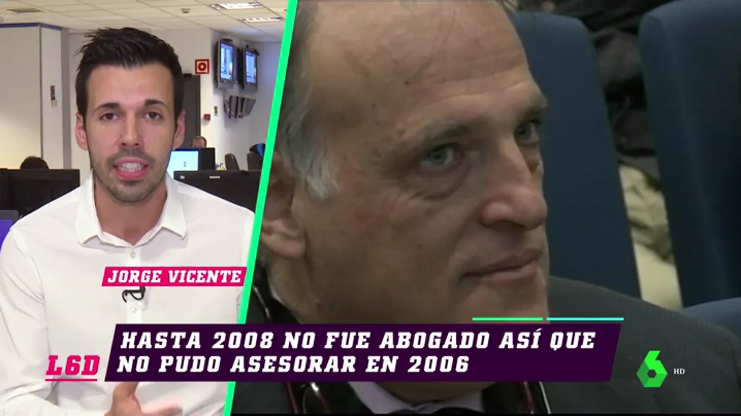 Javier Tebas se muestra tranquilo ante la imputación de un juez por alzamiento de bienes Javier Tebas se muestra tranquilo ante la imputación de un juez por alzamiento de bienes