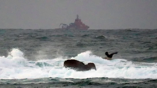 El buque de Salvamento Marítimo Don Inda El buque de Salvamento Marítimo Don Inda