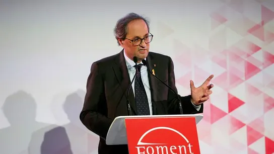 El presidente de la Generalitat de Cataluña, Quim Torra El presidente de la Generalitat de Cataluña, Quim Torra