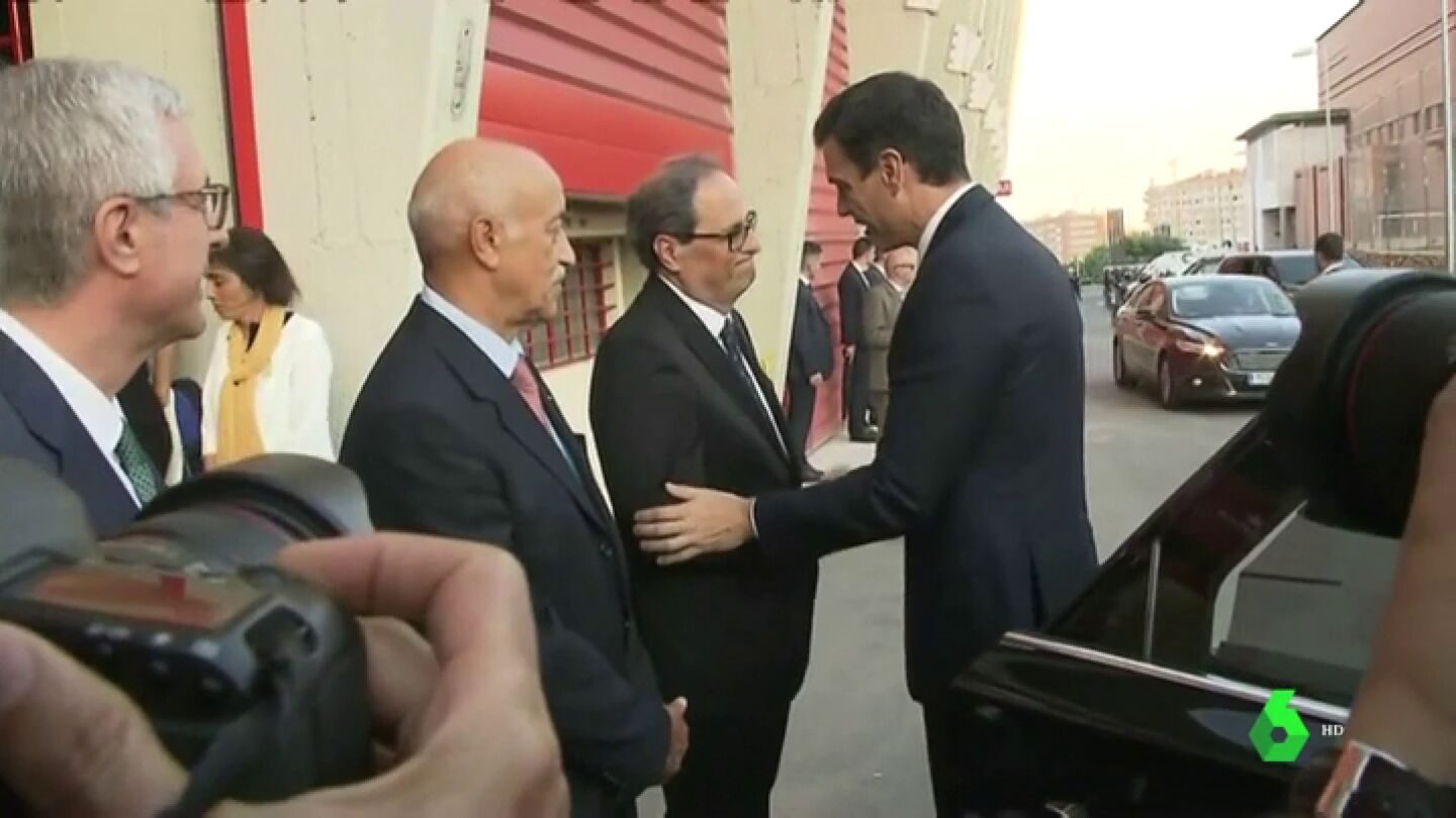 Pedro S&aacute;nchez y Quim Torra