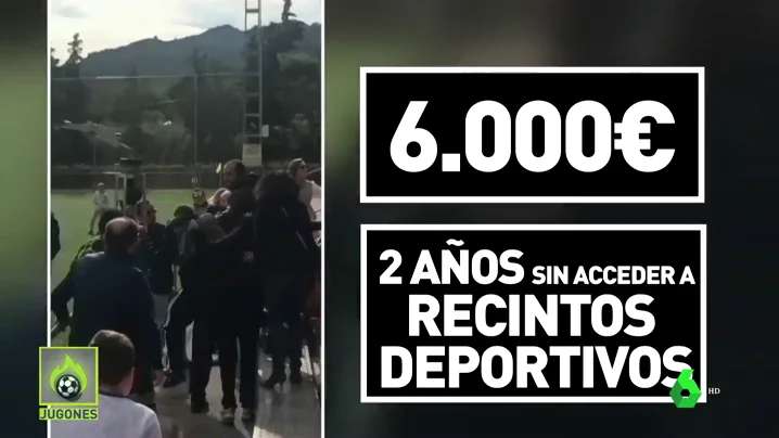 6.000 euros de multa y dos años sin entrar a recintos deportivos para dos padres