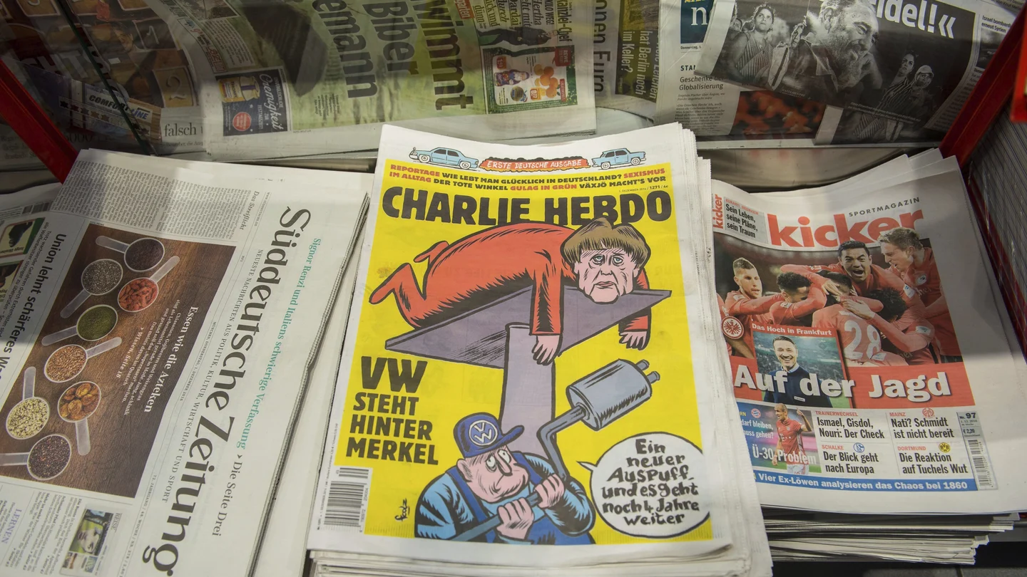 Ejemplar de la revista satírica francesa 'Charlie Hebdo' Ejemplar de la revista satírica francesa 'Charlie Hebdo'