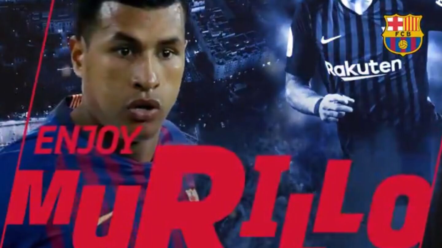 Jeison Murillo, nuevo jugador del Barcelona