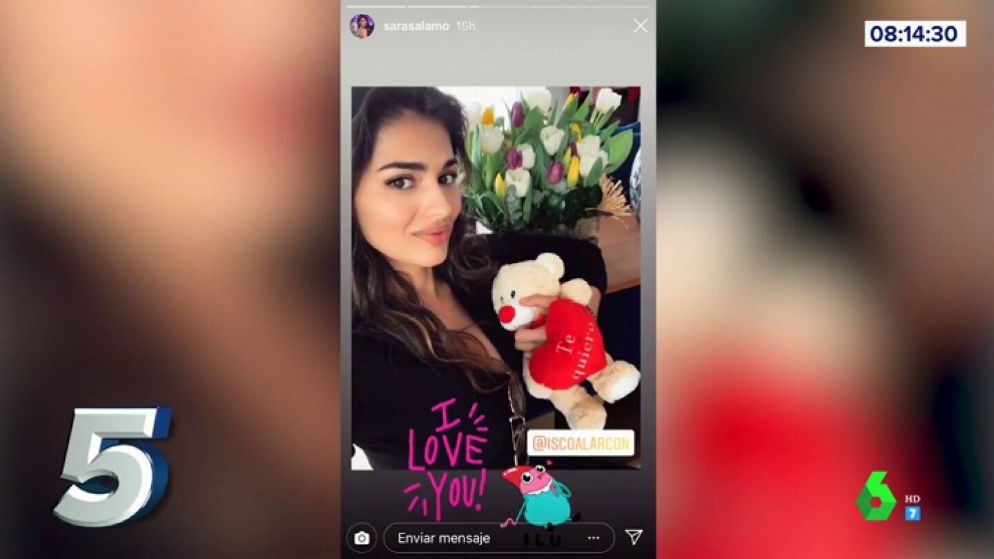 Lo que podr&iacute;a esconder el detalle de Isco Alarc&oacute;n con Sara S&aacute;lamo 
