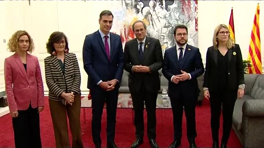 Reunión Sánchez-Torra: un comunicado, dos interpretaciones Reunión Sánchez-Torra: un comunicado, dos interpretaciones