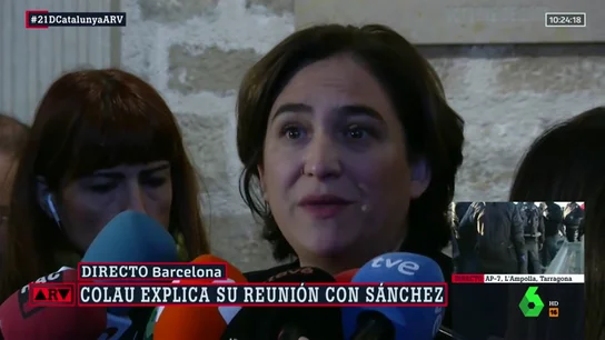 La alcaldesa de Barcelona, Ada Colau La alcaldesa de Barcelona, Ada Colau