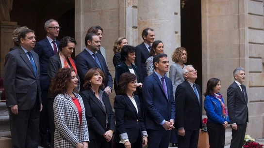 El Gobierno antes de la reunión del Consejo de Ministros de Barcelona El Gobierno antes de la reunión del Consejo de Ministros de Barcelona