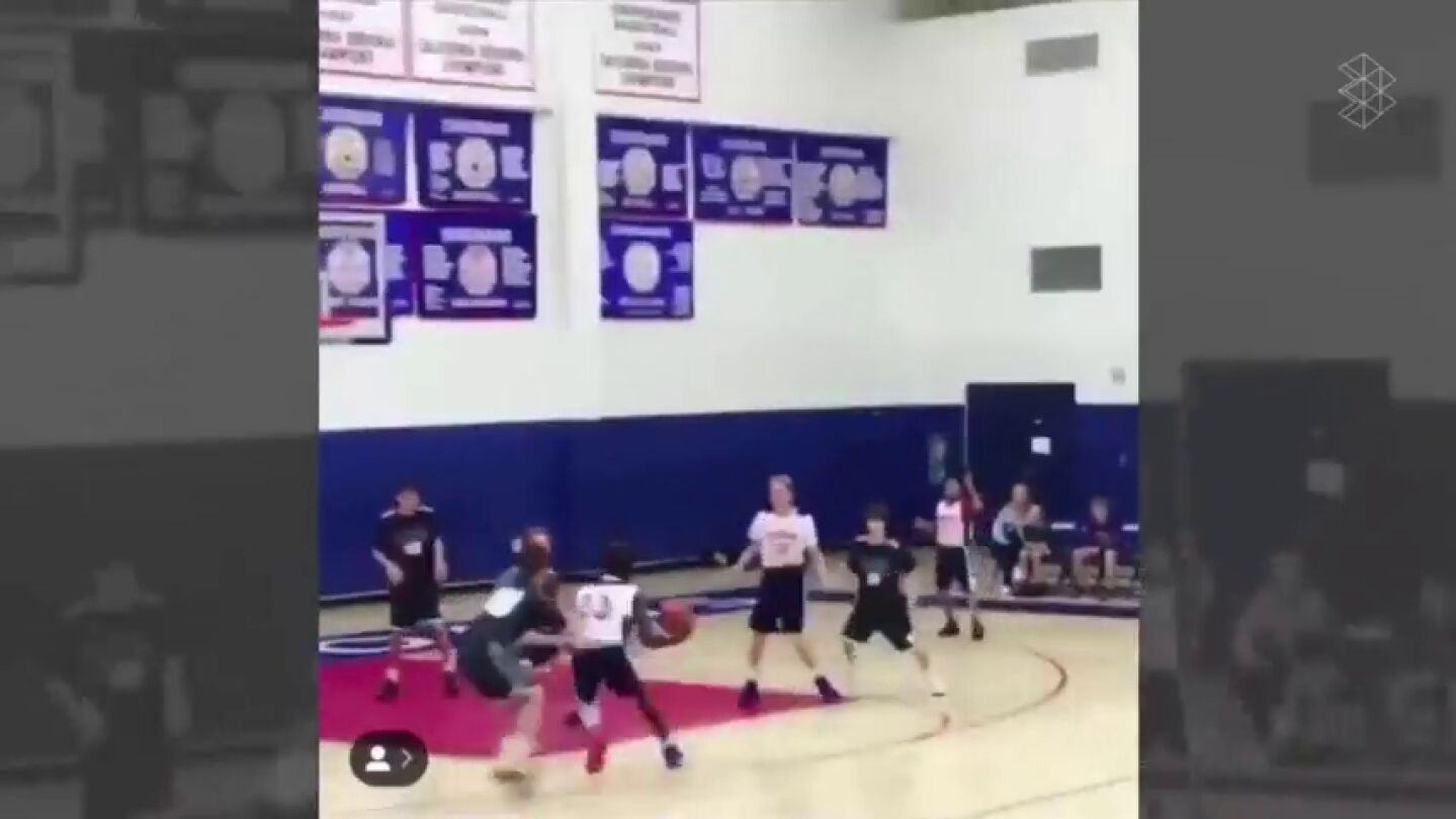 El canast&oacute;n del hijo de LeBron James que est&aacute; reventando Instagram: "Siento escalofr&iacute;os"