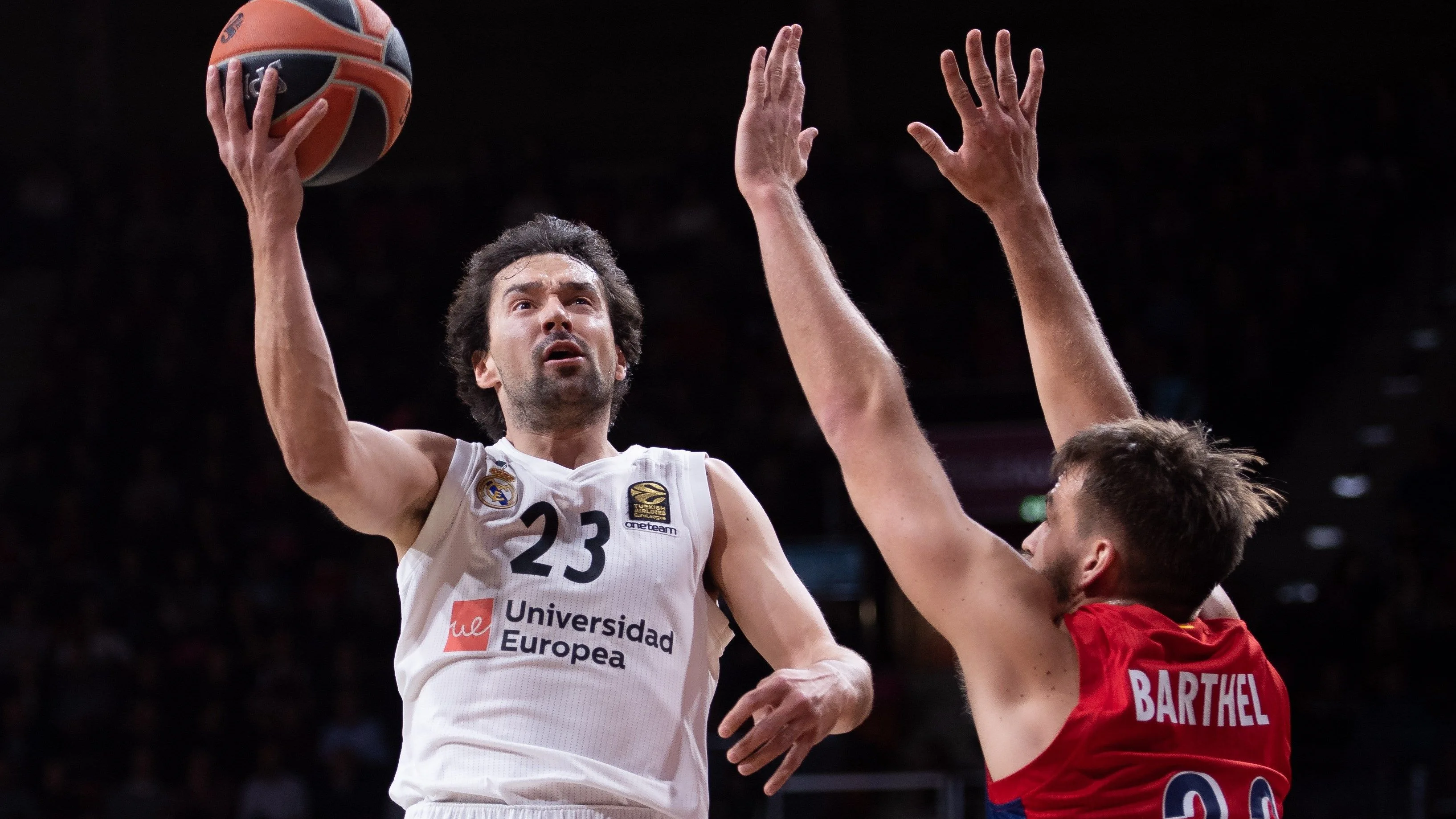 Llull, durante el partido contra el Bayern