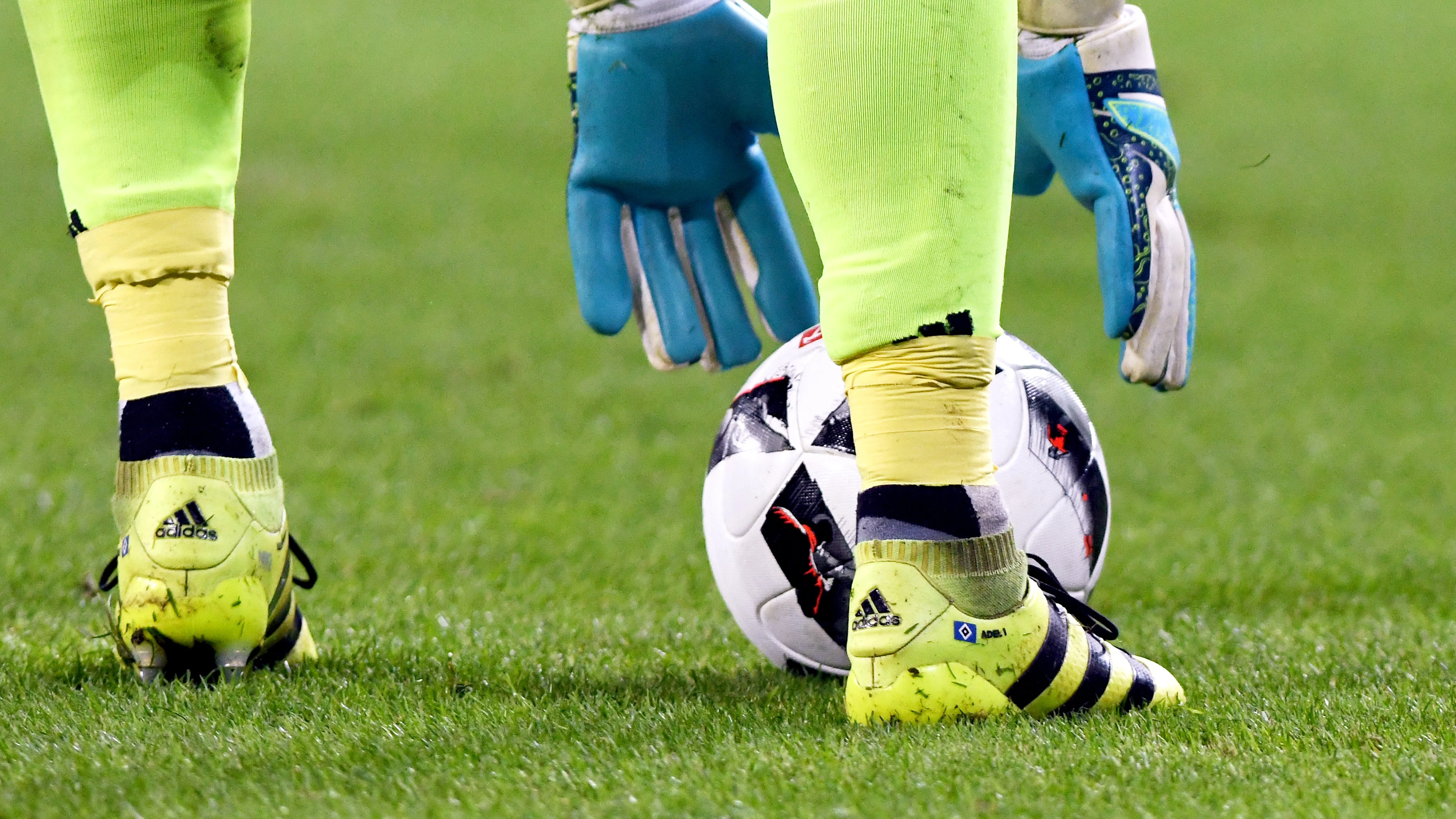 Un jugador de fútbol, durante un partido