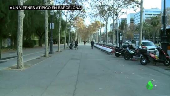 Los ciudadanos evitan pisar Barcelona durante la jornada de protestas del 21D Los ciudadanos evitan pisar Barcelona durante la jornada de protestas del 21D