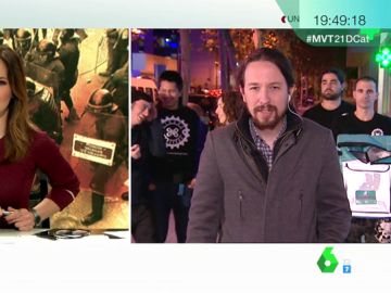 Pablo Iglesias en una entrevista de Mamen Mendizábal Pablo Iglesias en una entrevista de Mamen Mendizábal