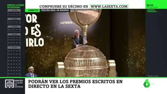 Horario y dónde ver la Lotería de Navidad Horario y dónde ver la Lotería de Navidad