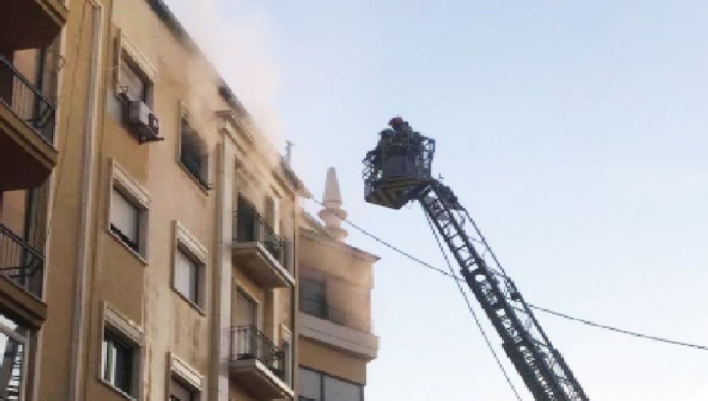 Incendio en la Ronda de Garay, Murcia