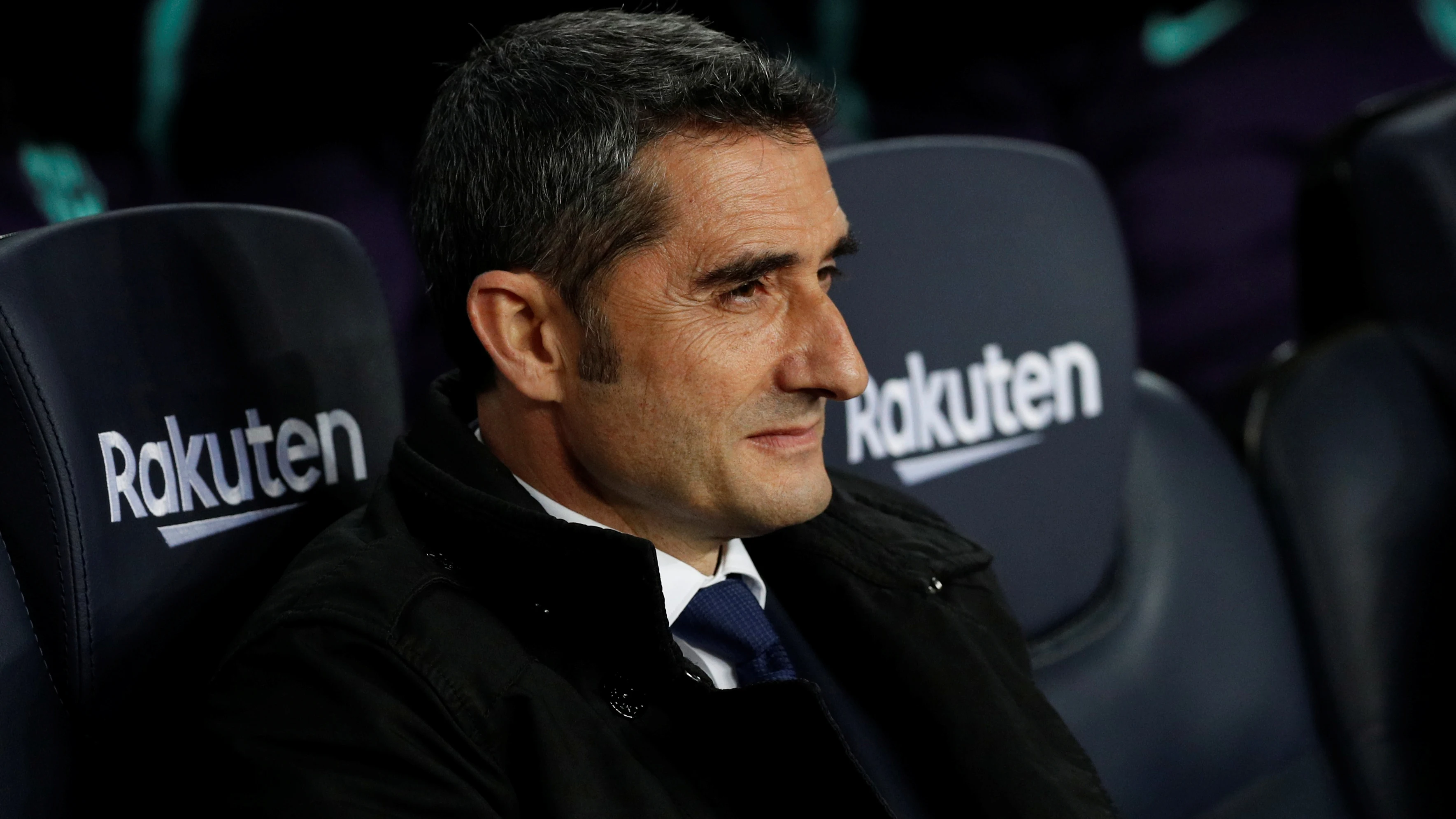 Ernesto Valverde, durante el partido contra el Celta