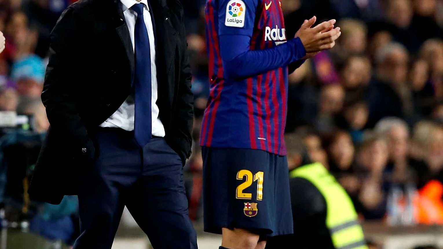 Valverde, con Aleñá