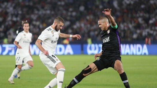 Momento del partido entre el Real Madrid y el Al Ain