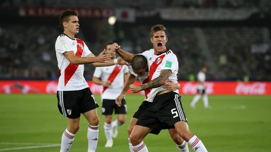 River celebra un gol River celebra un gol