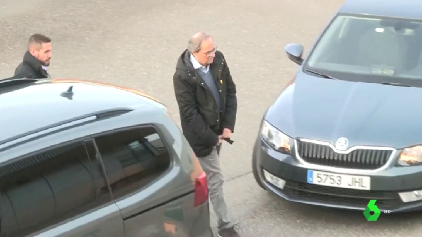 Quim Torra visita a Carme Forcadell en la c&aacute;rcel