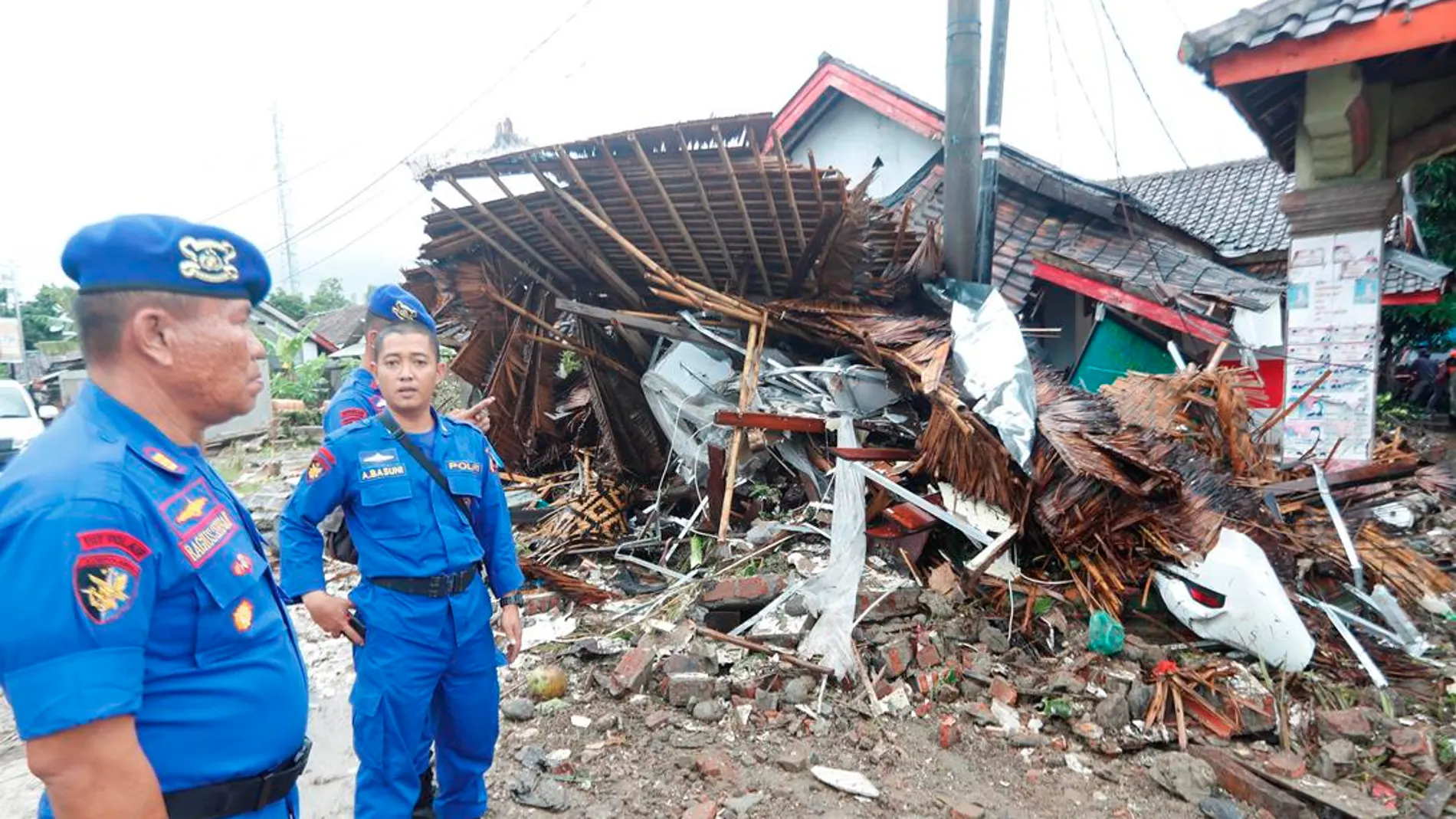 Imágenes de una zona arrasada por el tsunami de Indonesia