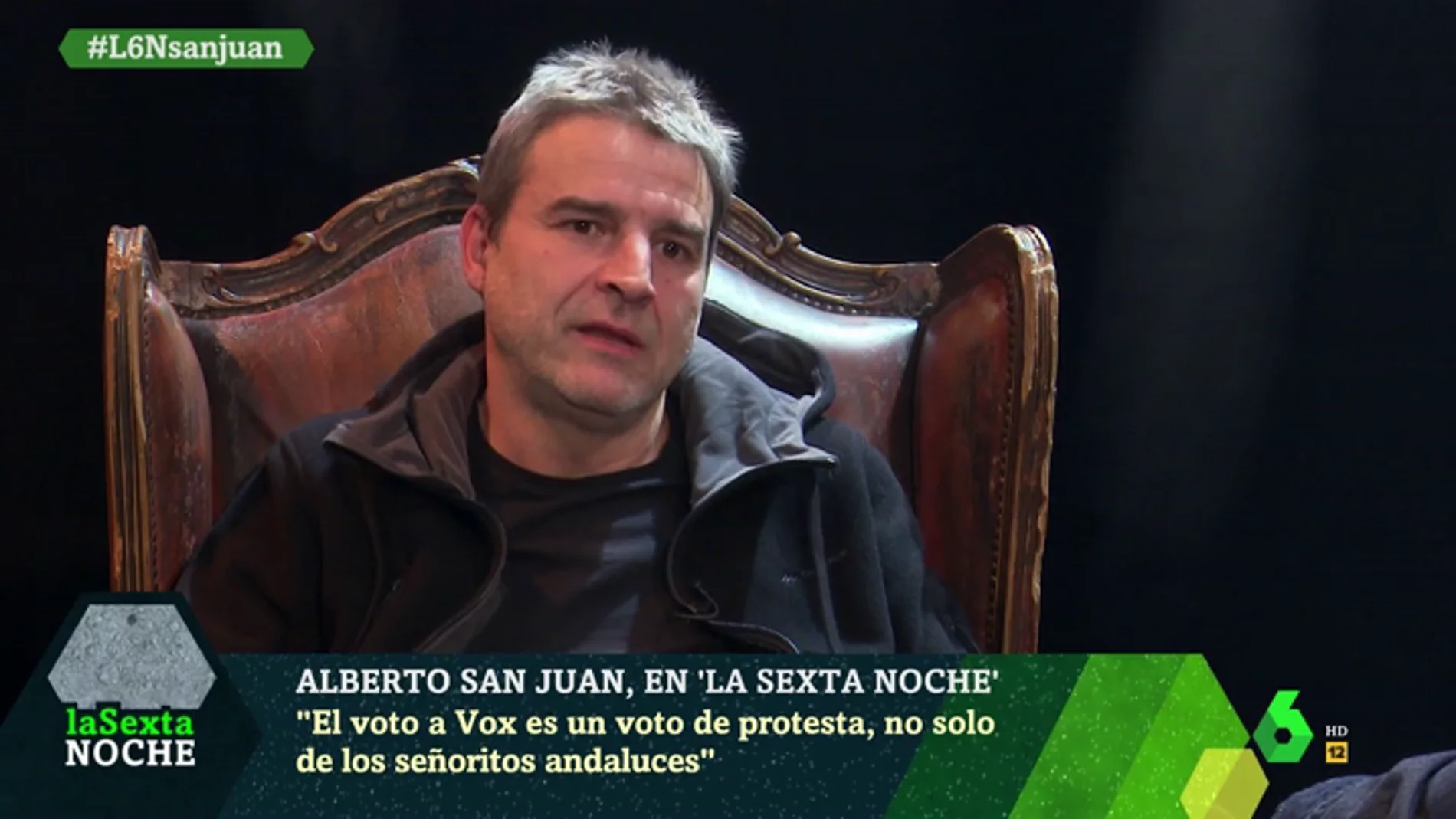 Alberto San Juan: "La principal característica de VOX no es ser de ultraderecha, sino defender el sistema neoliberal"