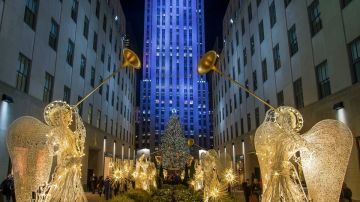 Hoteles decorados en Navidad