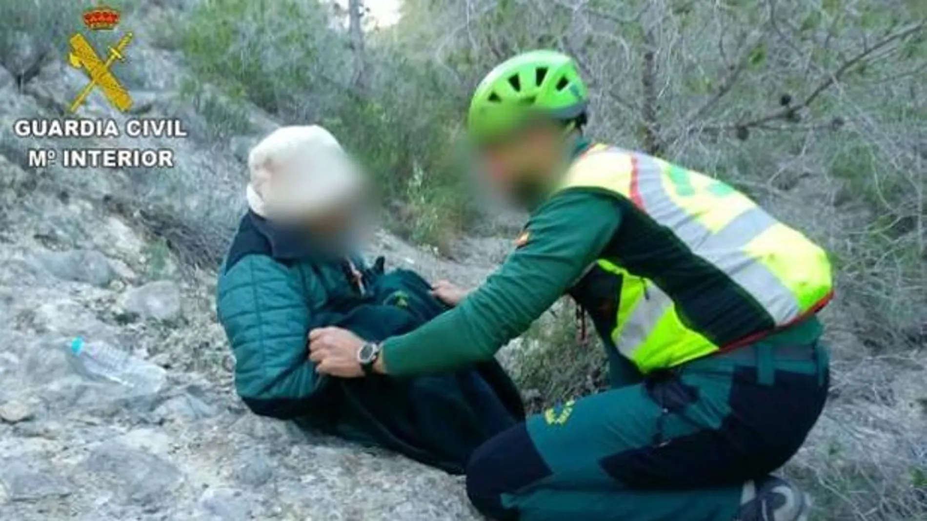 Rescate en Alicante de una anciana de 90 años