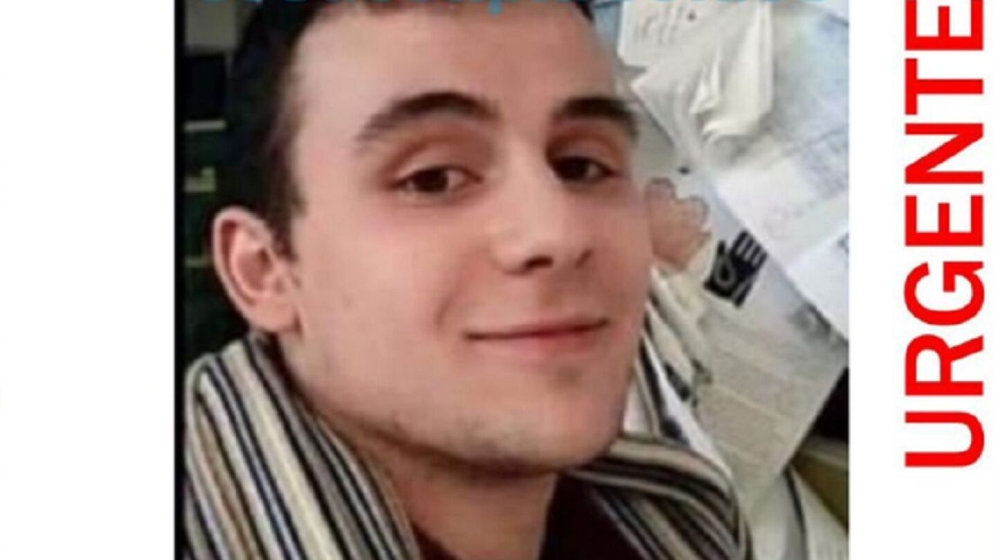 Imagen del joven desaparecido en Ourense