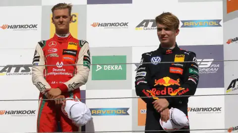 Mick Schumacher y Dan Ticktum en la F3 Euro 2018 Mick Schumacher y Dan Ticktum en la F3 Euro 2018