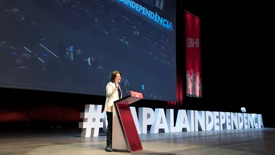 La presidenta de la ANC, Elisenda Paluzie La presidenta de la ANC, Elisenda Paluzie