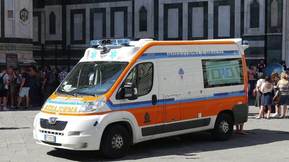 Imagen de archivo de una ambulancia en Italia