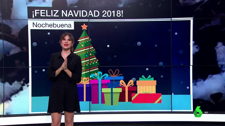 Joanna Ivars informa del tiempo en Nochebuena y Navidad