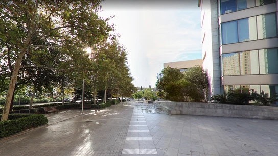 Inmediaciones donde ha tenido lugar la detención del hombre Inmediaciones donde ha tenido lugar la detención del hombre